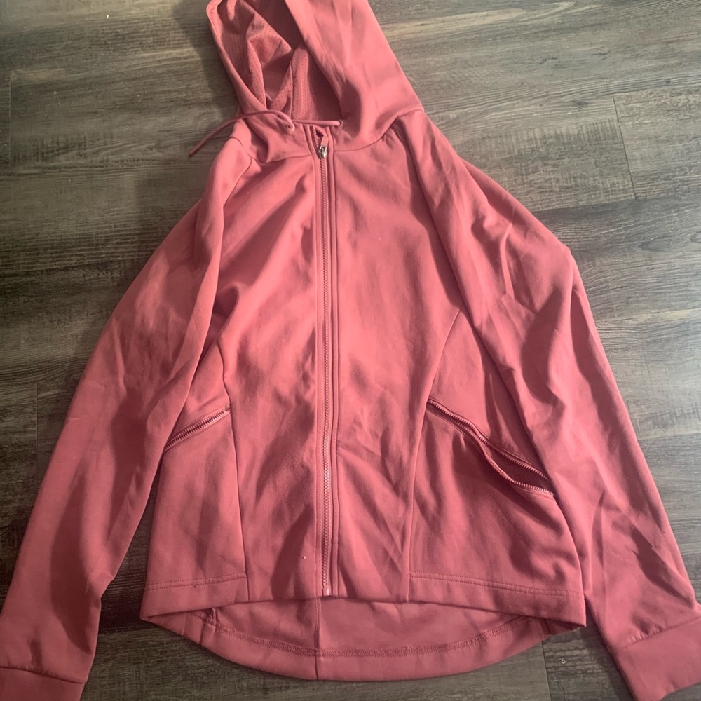 Fabletics Pink Zip Up Hoodie